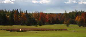 number 8 hole - golfing at baddeck